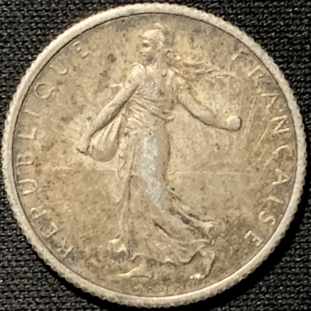 紫瑗钱币——第264期拍卖 法国 1916年 播种女神 1法郎 5克 0.835银