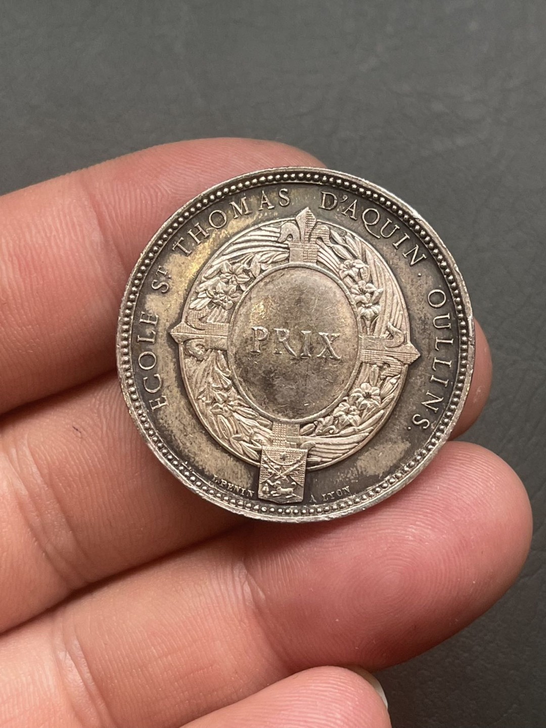 第八场，欧洲艺术章牌代币拍卖（实时专场，机器自动拍卖，请提前出好价格） 法国宗教学校银章