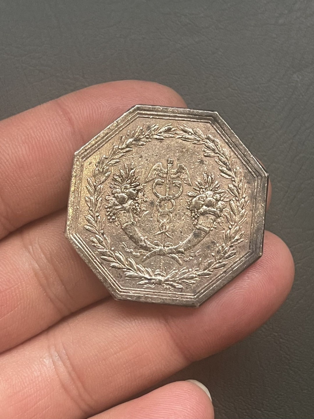 第八场，欧洲艺术章牌代币拍卖（实时专场，机器自动拍卖，请提前出好价格） 早期1776年贴现银行八角银章