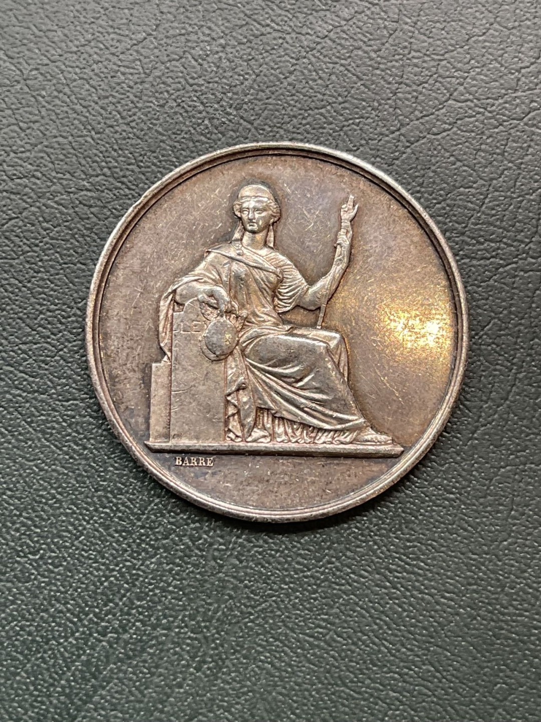 第八场，欧洲艺术章牌代币拍卖（实时专场，机器自动拍卖，请提前出好价格） 法国里昂法院银章