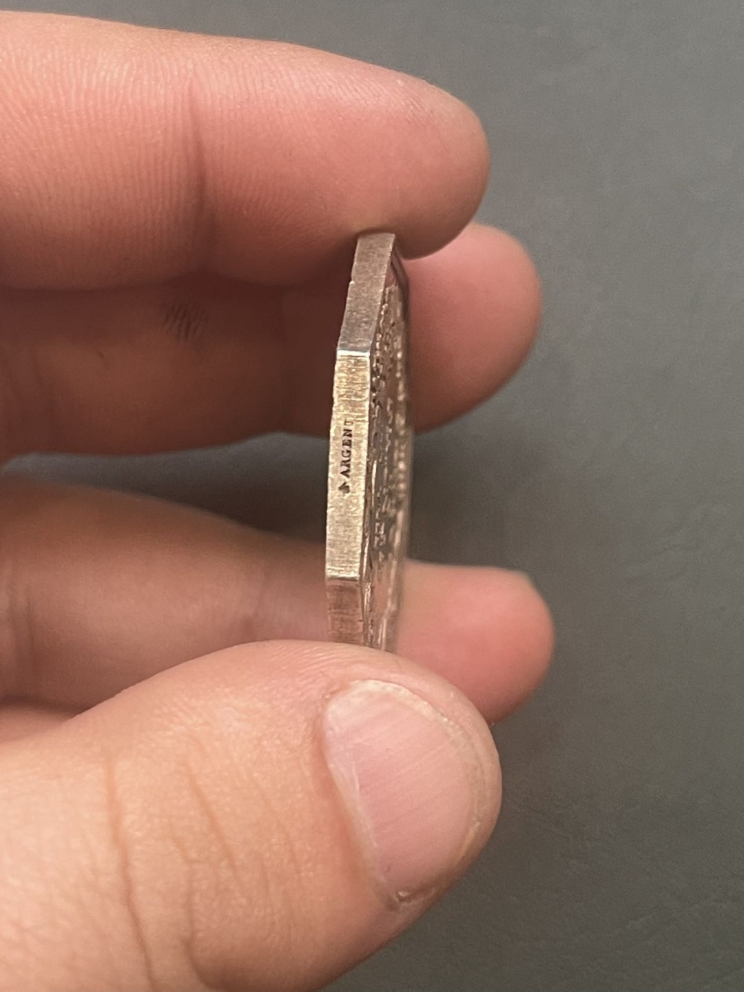 第八场，欧洲艺术章牌代币拍卖（实时专场，机器自动拍卖，请提前出好价格） 法国法兰西银行八角银章