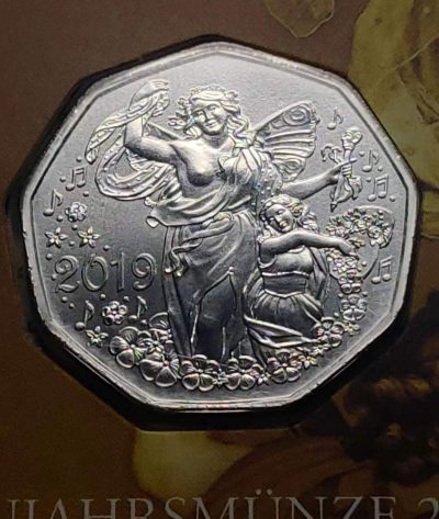 原装卡册币:2019年奥地利（生活的乐趣）5欧元银币 - 原装卡册币:2019年奥地利（生活的乐趣）5欧元银币