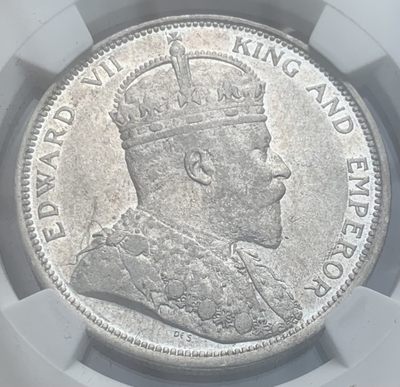 瓶子🏺第85期拍卖会 - 海峡1904年错版大银币  NGC AU55