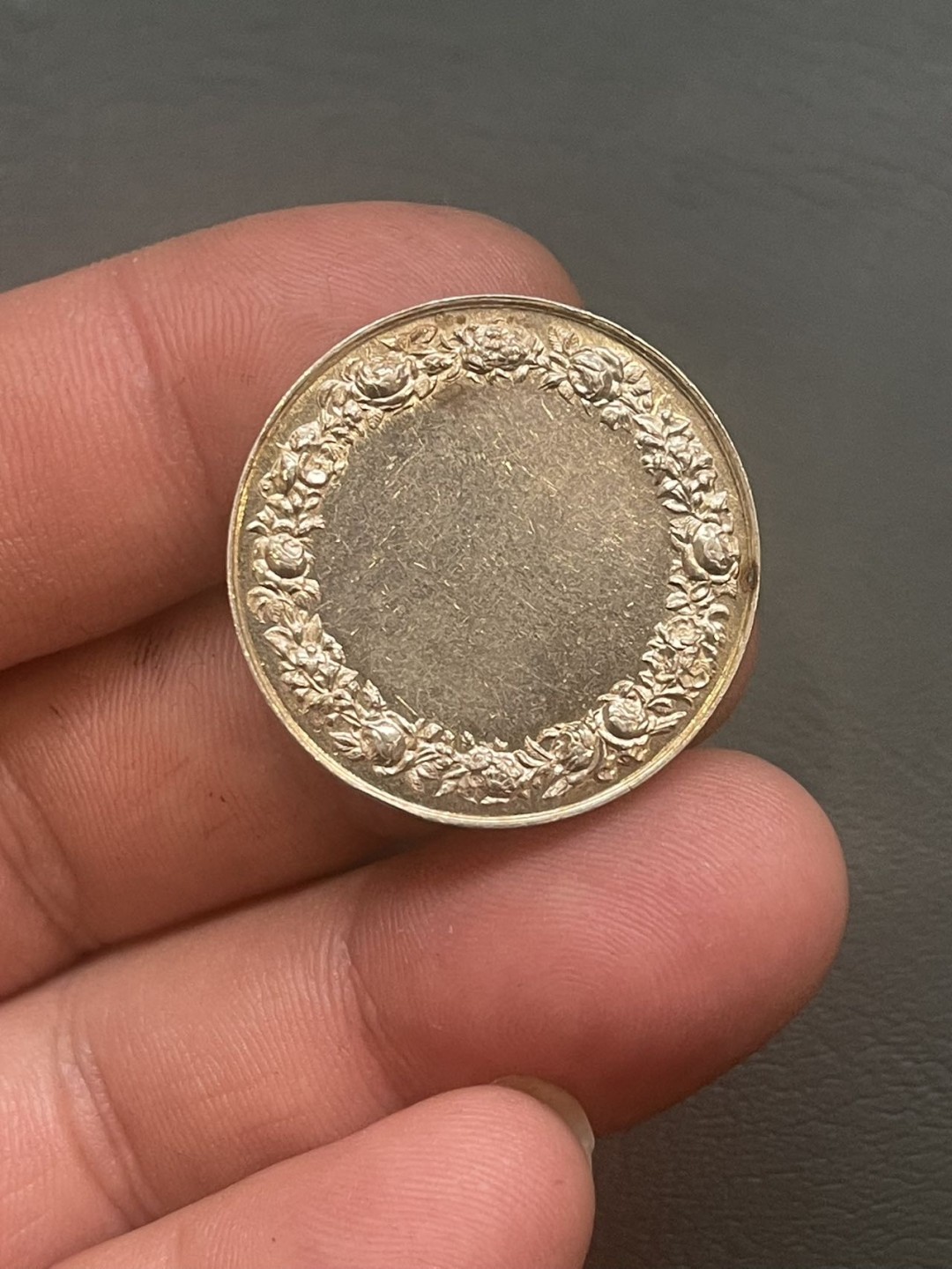 第八场，欧洲艺术章牌代币拍卖（实时专场，机器自动拍卖，请提前出好价格） 法国结婚纪念银章（桂枝版）