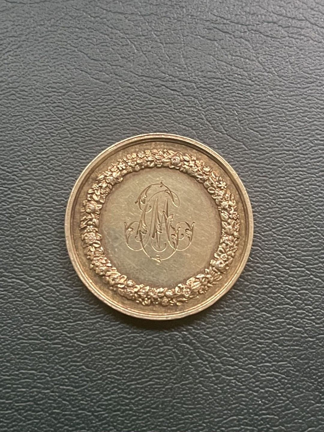 第八场，欧洲艺术章牌代币拍卖（实时专场，机器自动拍卖，请提前出好价格） 法国结婚纪念镀金银章