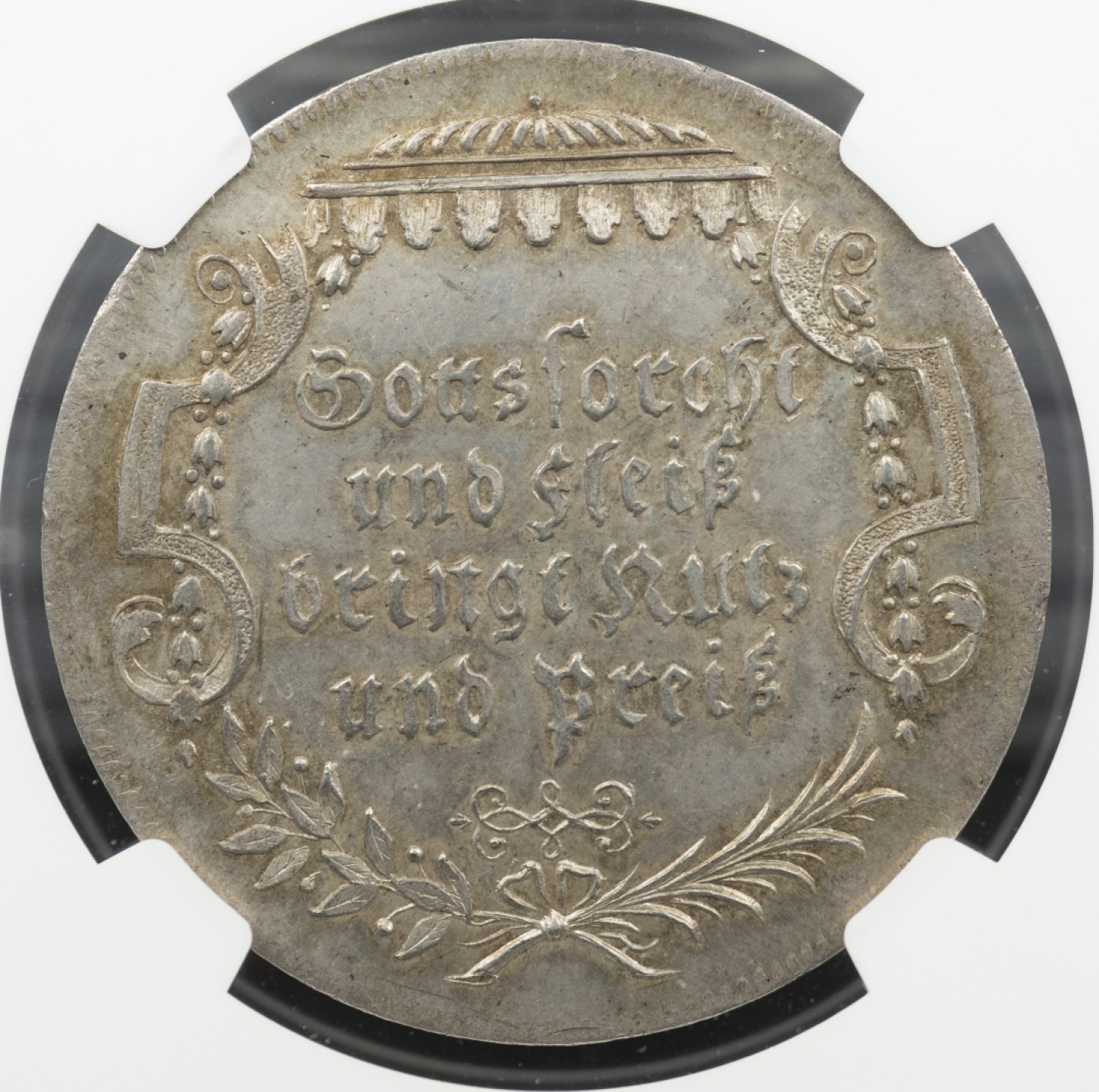 万国钱币拍卖第005期 1727年瑞士伯尔尼学院优异奖银章，39MM