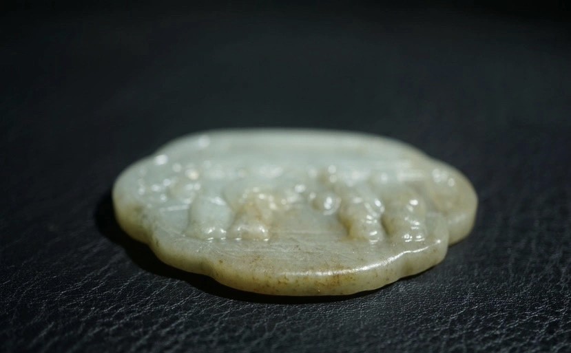 ｜冷门出品｜精选专拍·第贰拾场· 明清工老和田玉福寿人物玉锁把件