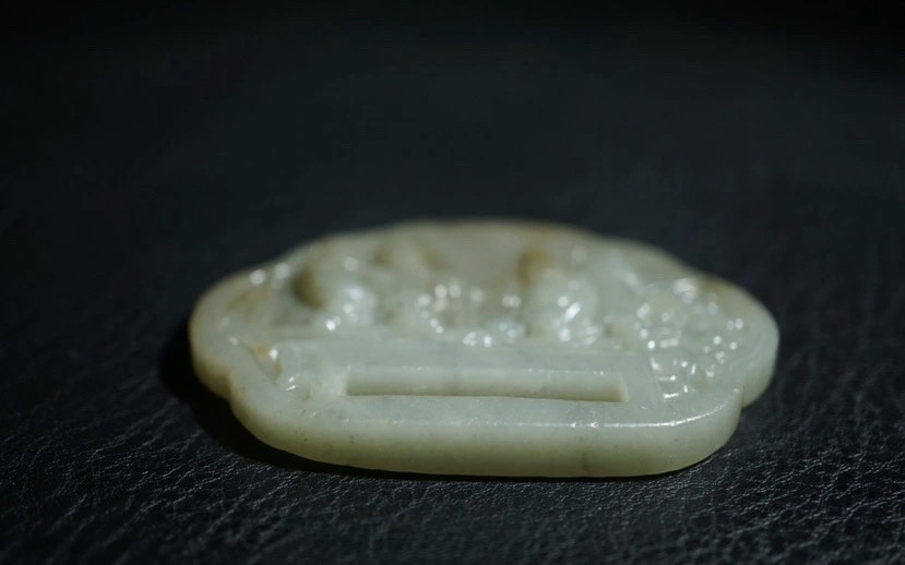 ｜冷门出品｜精选专拍·第贰拾场· 明清工老和田玉福寿人物玉锁把件