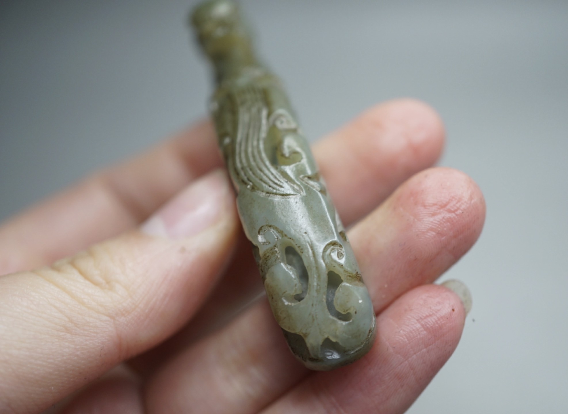 ｜冷门出品｜精选专拍·第贰拾场· 苏工和田玉龙勾配饰