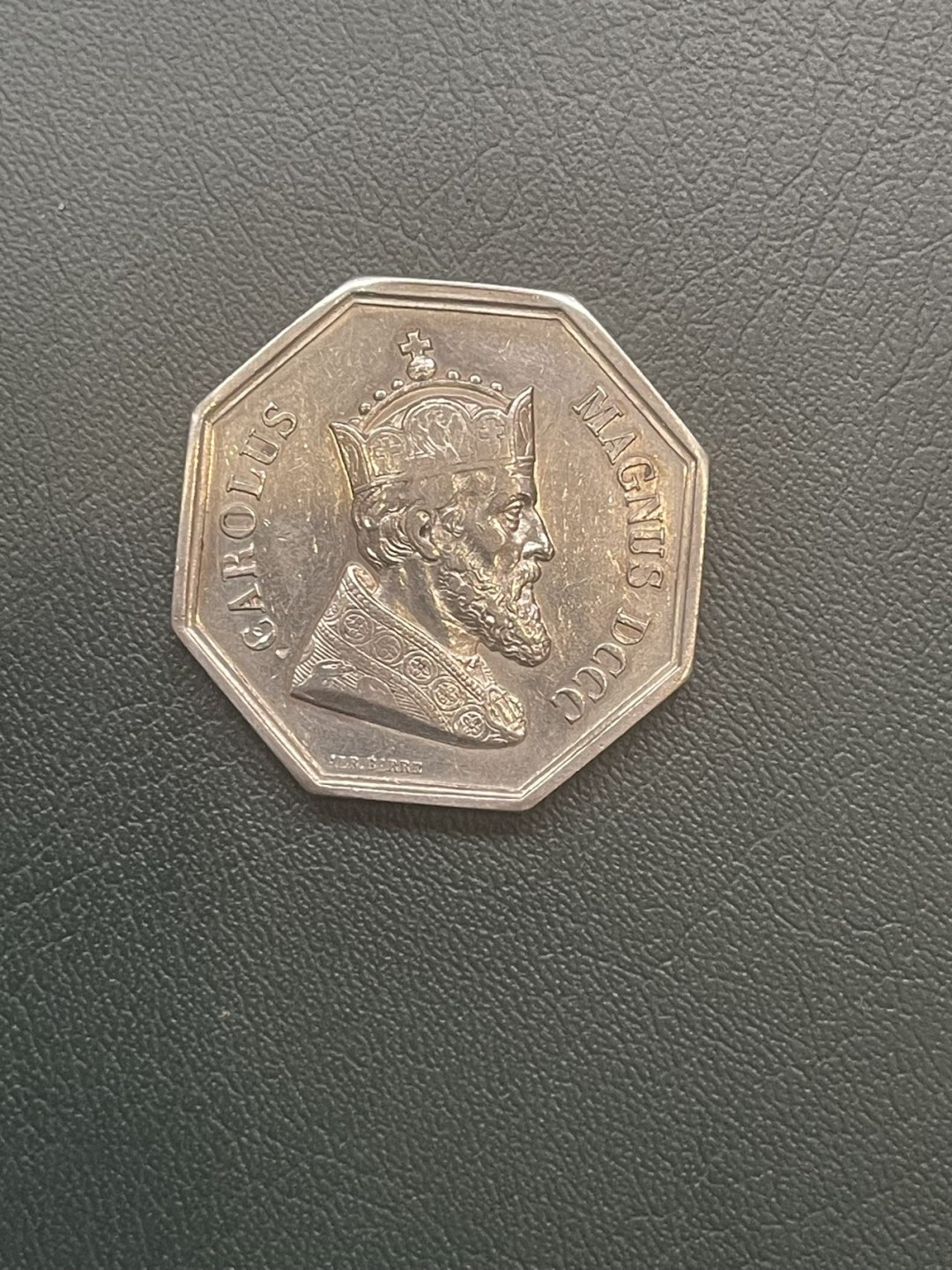 第八场，欧洲艺术章牌代币拍卖（实时专场，机器自动拍卖，请提前出好价格） 法国1847年教育八角银章 