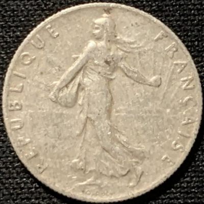 紫瑗钱币——第280期拍卖 - 法国 1912年 播种女神 50分 2.5克 0.835银