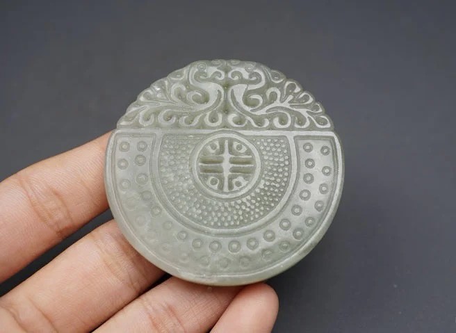 ｜冷门出品｜精选专拍·第贰拾壹场· 和田玉 团寿龙纹牌挂件