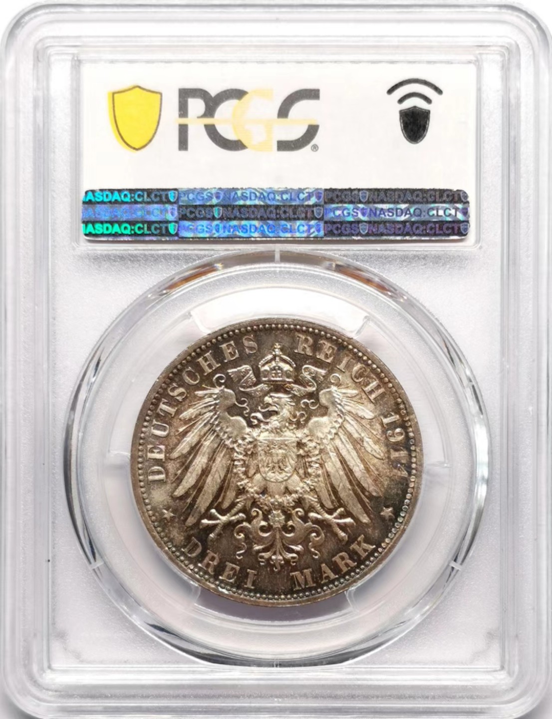 凡希社世界钱币微拍第二百三十四期 1914D巴伐利亚3马克PCGS-MS65
