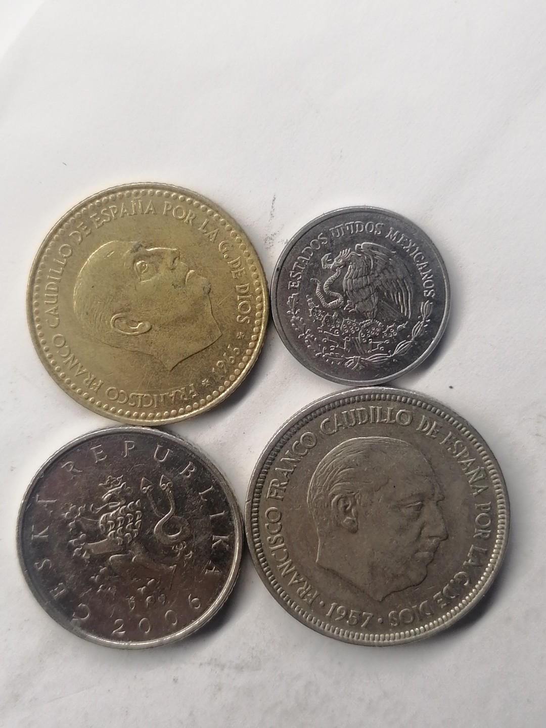 世界钱币，中国古钱专场 外币四枚