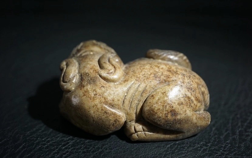 ｜冷门出品｜精选专拍·第贰拾壹场· 明清工老和田玉玉猫貔貅大把件摆件