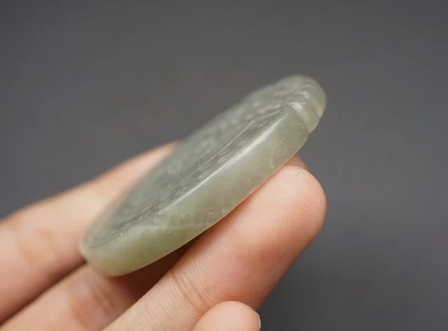 ｜冷门出品｜精选专拍·第贰拾壹场· 和田玉 团寿龙纹牌挂件