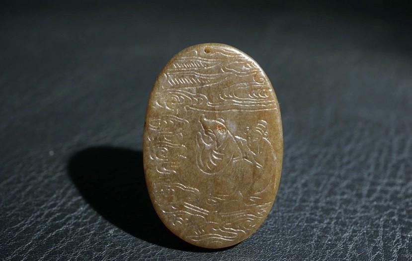 ｜冷门出品｜精选专拍·第贰拾壹场· 明清工老和田玉人物子冈牌挂件