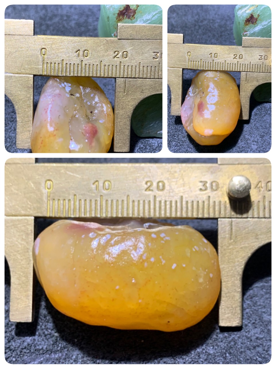精美天然阿拉善高玉化玛瑙原石一颗