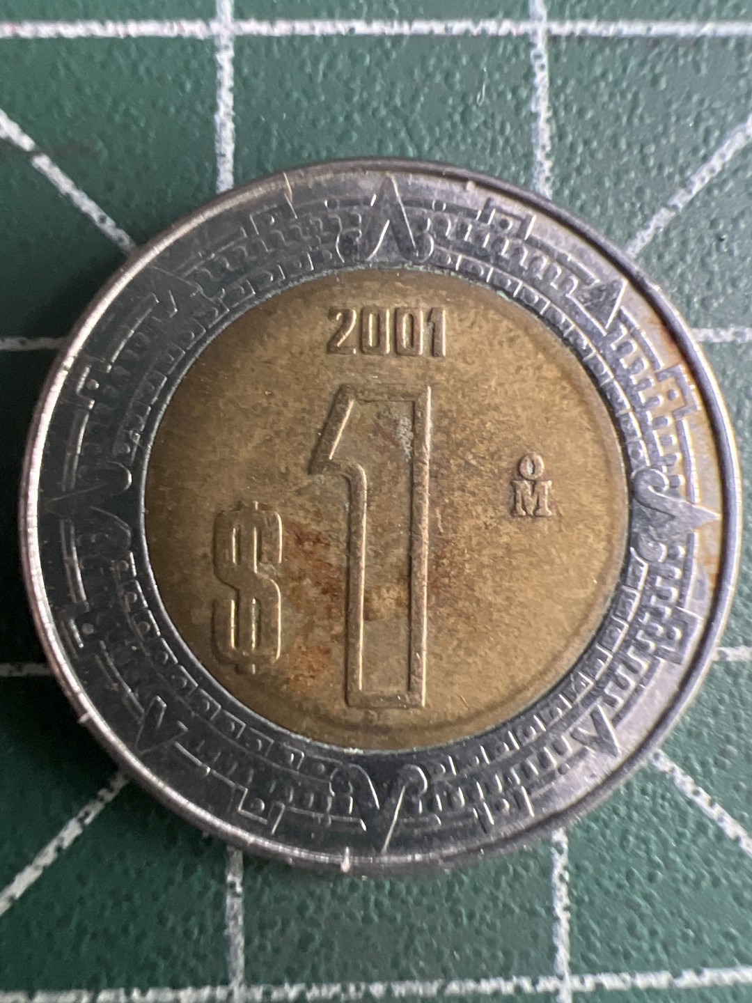 泡泡堂第285期  世界硬币 （无押金，捡漏，全场20包邮，偏远地区除外，接收代拍业务） 墨西哥1比索