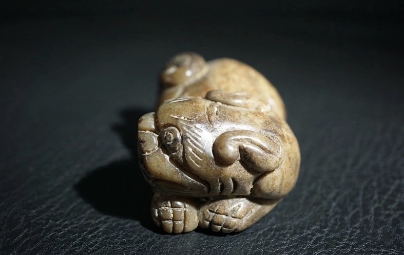 ｜冷门出品｜精选专拍·第贰拾壹场· 明清工老和田玉玉猫貔貅大把件摆件