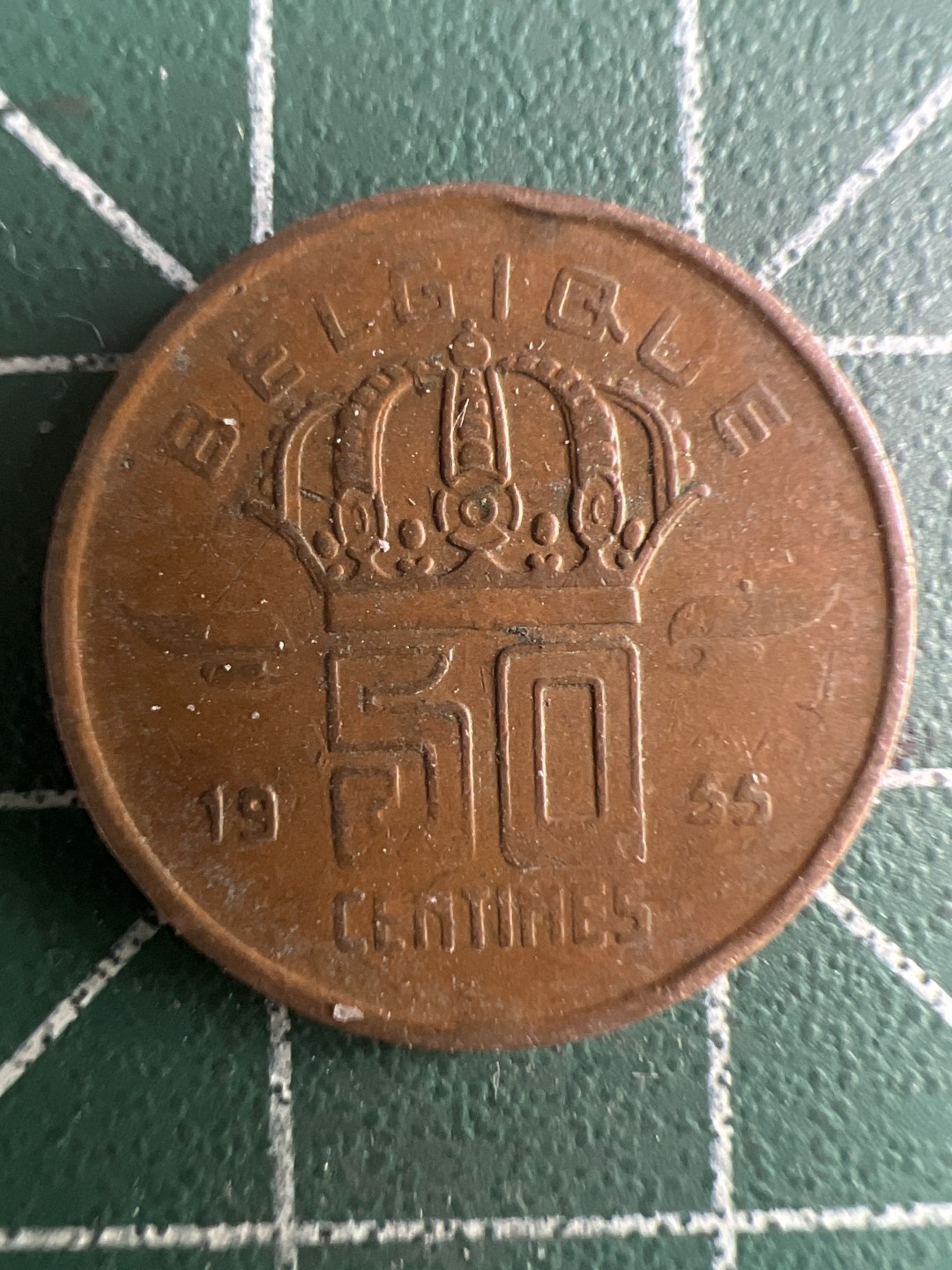 泡泡堂第285期  世界硬币 （无押金，捡漏，全场20包邮，偏远地区除外，接收代拍业务） 比利时50分