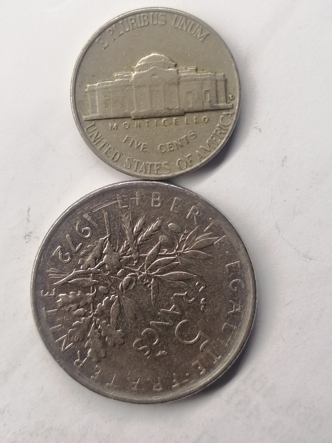 世界钱币，中国古钱专场 外币二枚