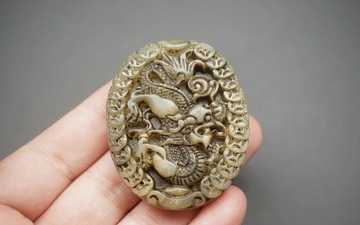 ｜冷门出品｜精选专拍·第贰拾壹场· 和田玉 龙纹牌挂件