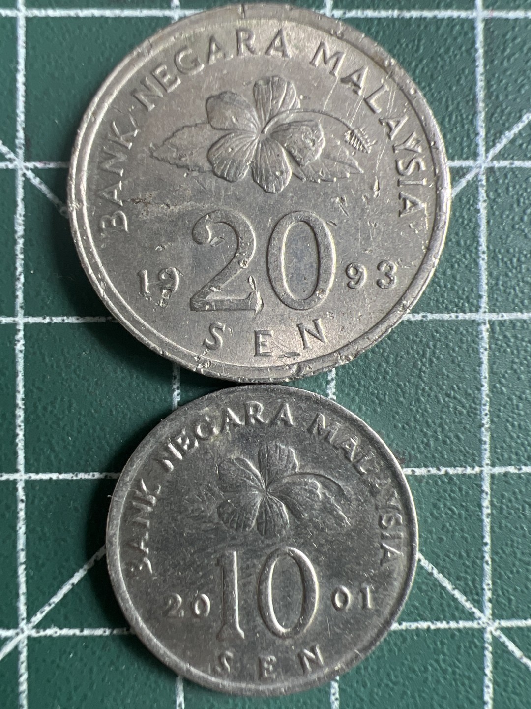 泡泡堂第285期  世界硬币 （无押金，捡漏，全场20包邮，偏远地区除外，接收代拍业务） 马来西亚一对