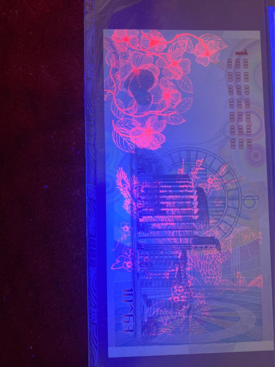 小英开心拍第569期 花开富贵纪念票一张，天印评级权威认证