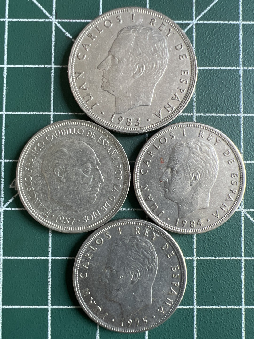 泡泡堂第285期  世界硬币 （无押金，捡漏，全场20包邮，偏远地区除外，接收代拍业务） 西班牙4枚