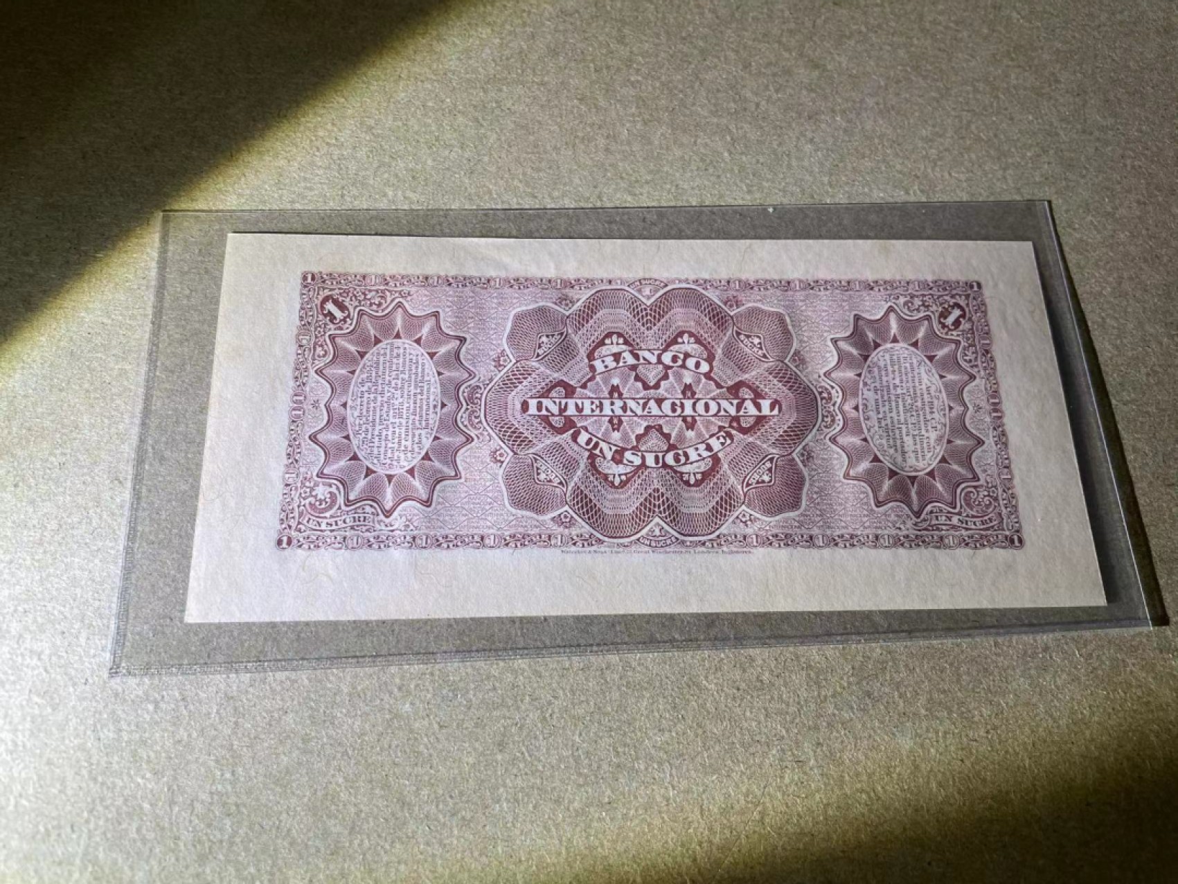 【Blue Auction】✨世界纸币精拍第309期——莫总专场XVII【精】 厄瓜多尔 18XX年1苏克雷 UNC- 