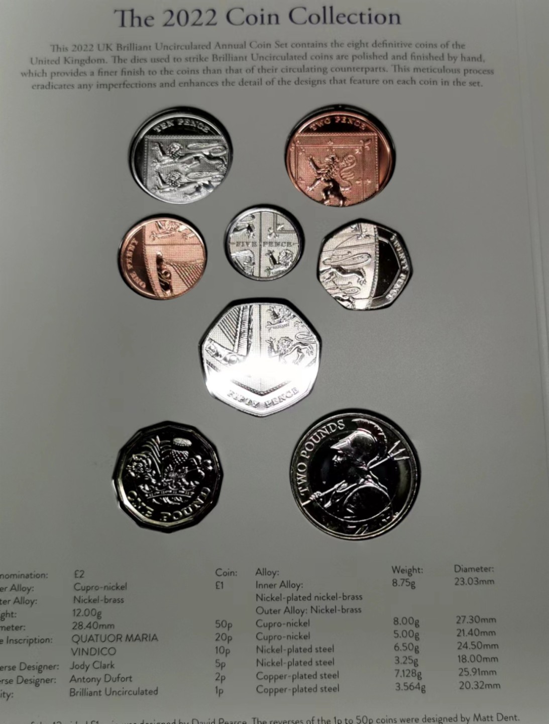 凡希社世界钱币微拍第二百三十四期 2022英国MINT SET原封