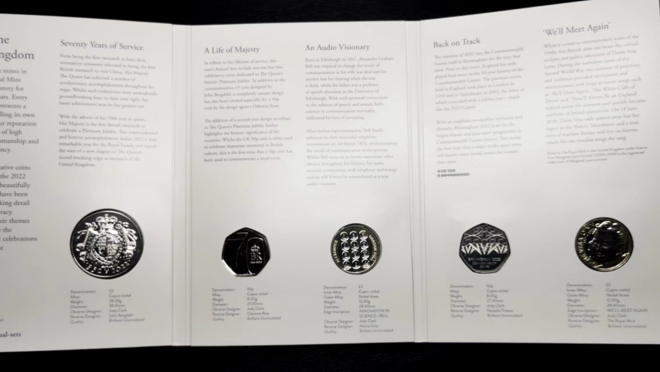 凡希社世界钱币微拍第二百三十四期 2022英国MINT SET原封