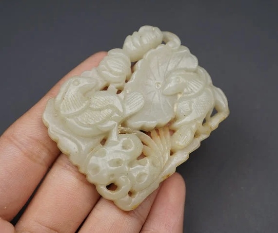 ｜冷门出品｜精选专拍·第贰拾贰场· 和田玉 荷叶牌佩饰