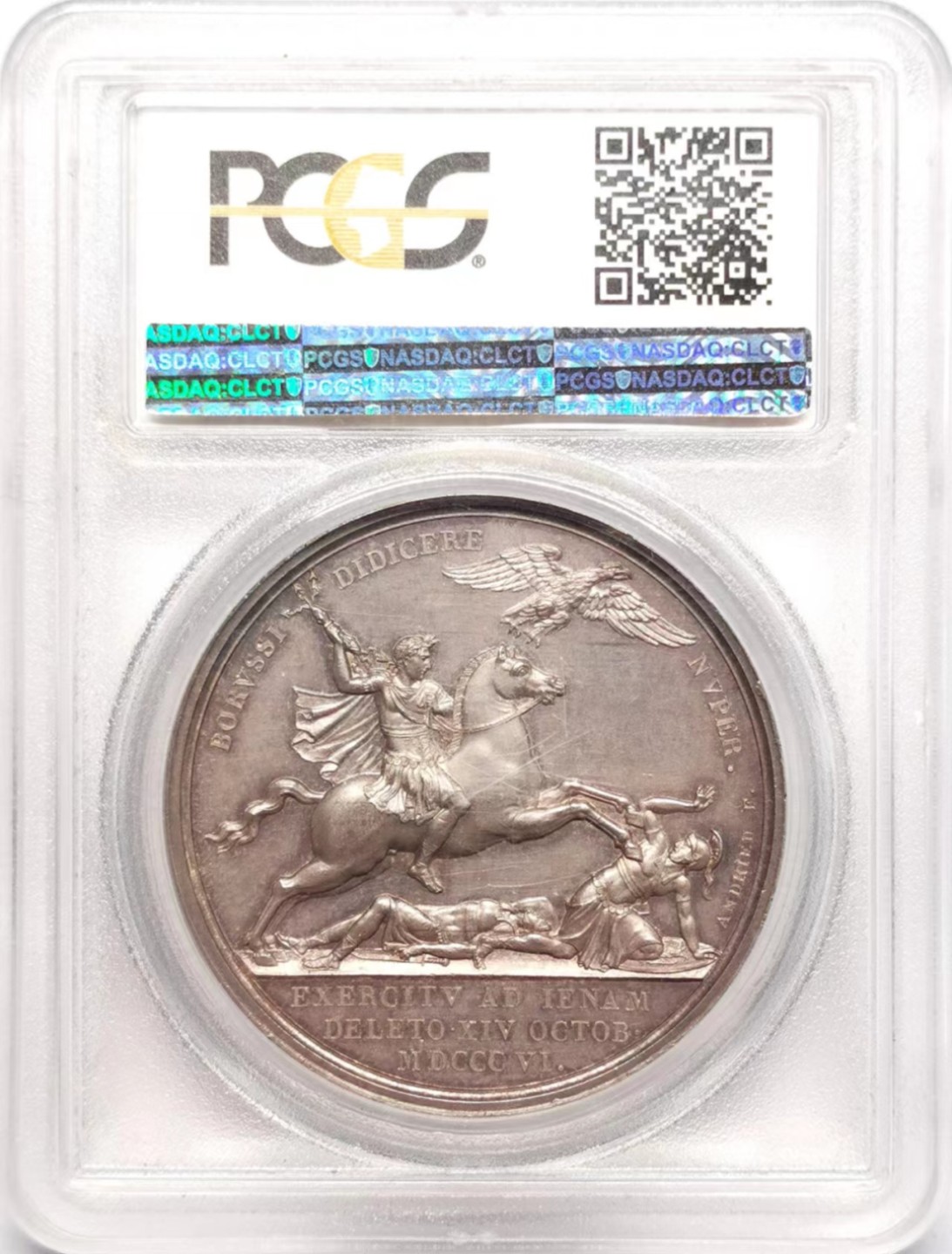 凡希社世界钱币微拍第二百三十四期 1806法国拿破仑马伦哥战役纪念银章PCGS-SP64早期后铸稀见品种！