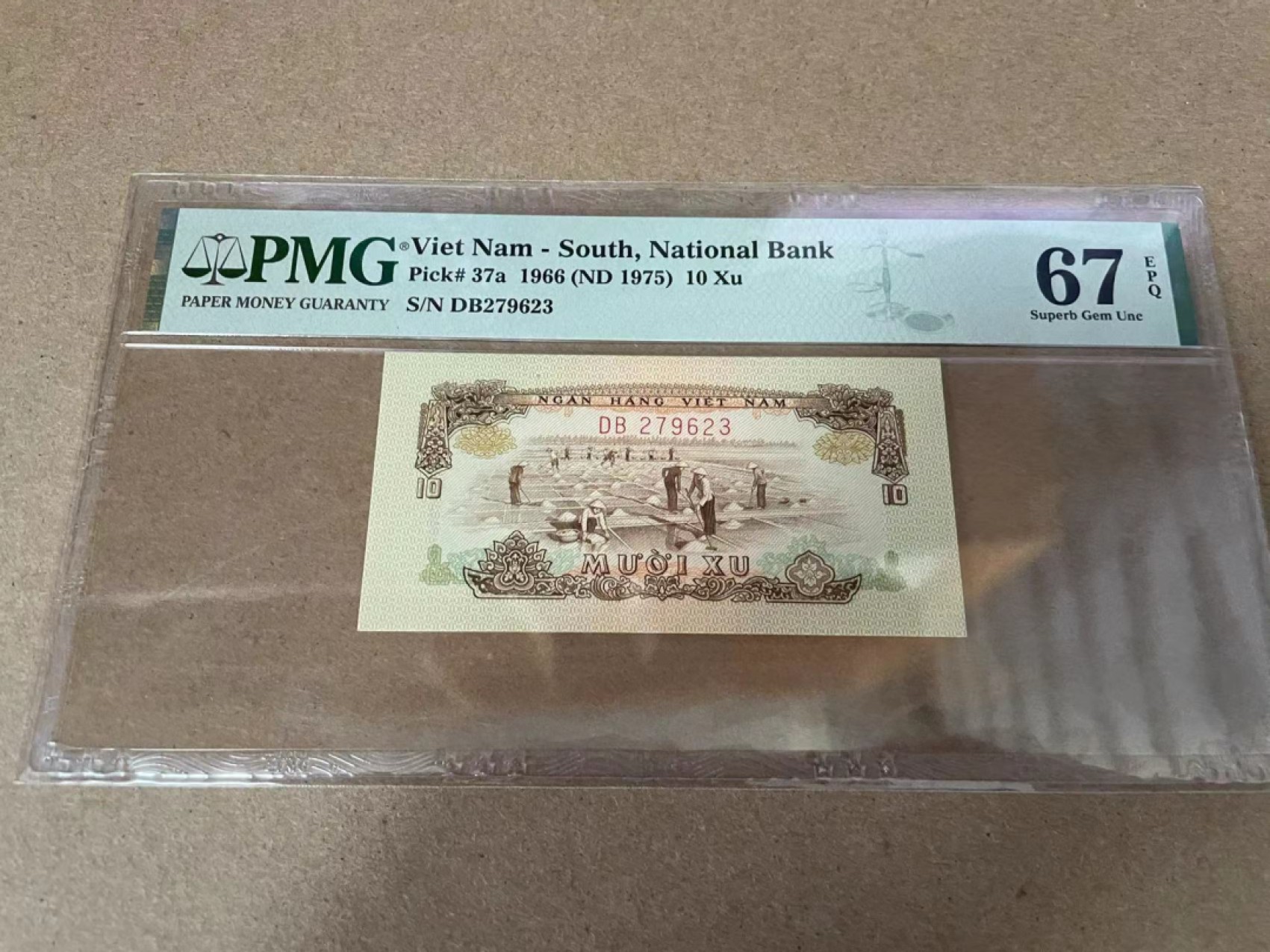 【Blue Auction】✨世界纸币精拍第309期——莫总专场XVII【精】 南越 1966年10徐 PMG67EPQ 高分
