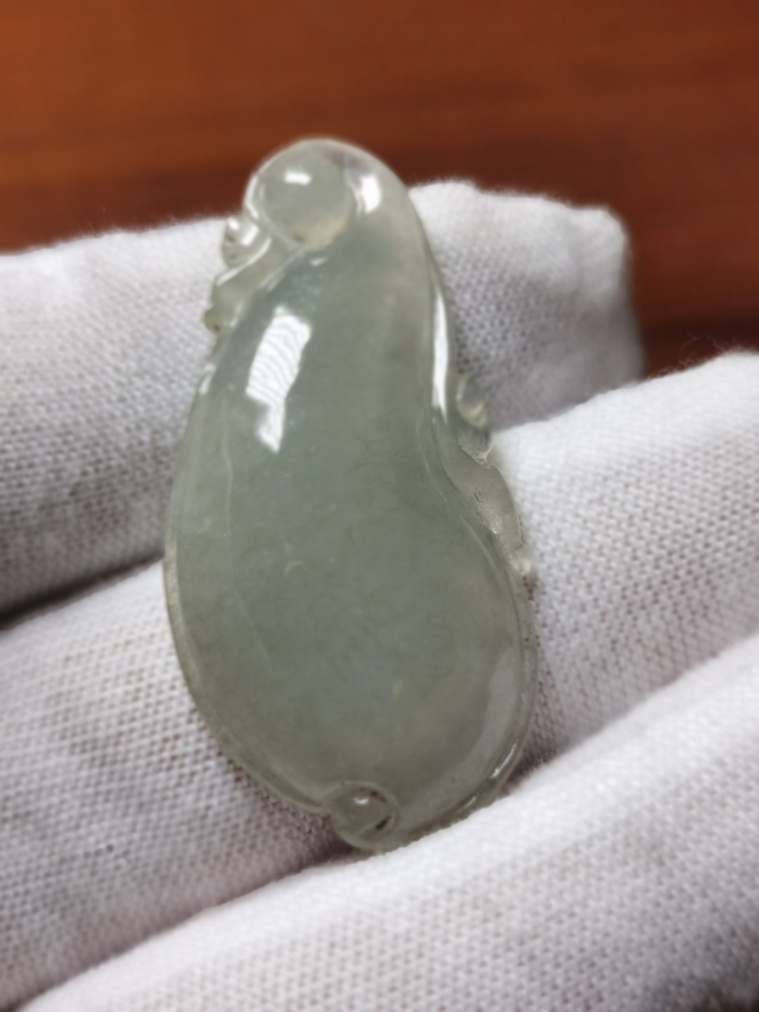 玉器，评级币精品专场 冰种福瓜吊坠