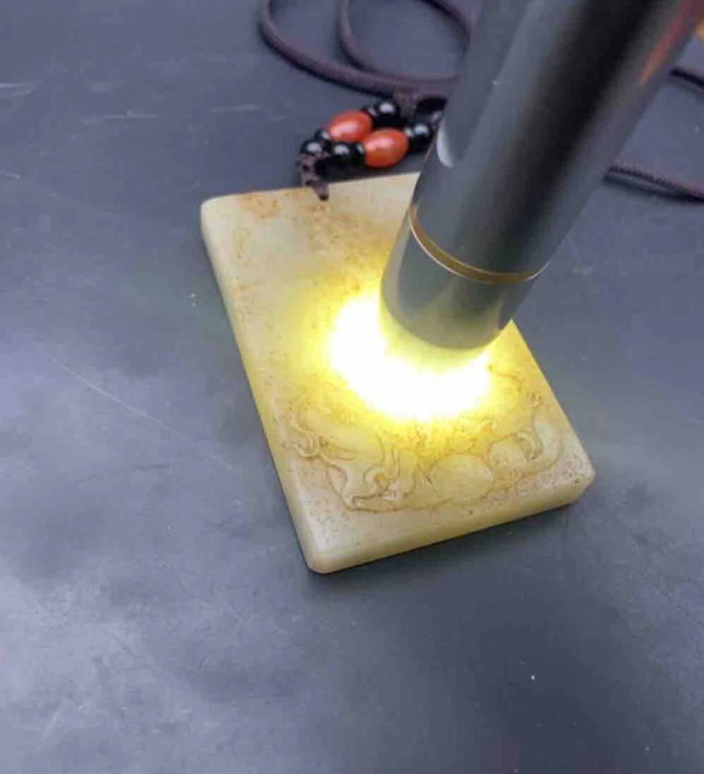 玉器，评级币精品专场 和田玉观音厚装玉牌