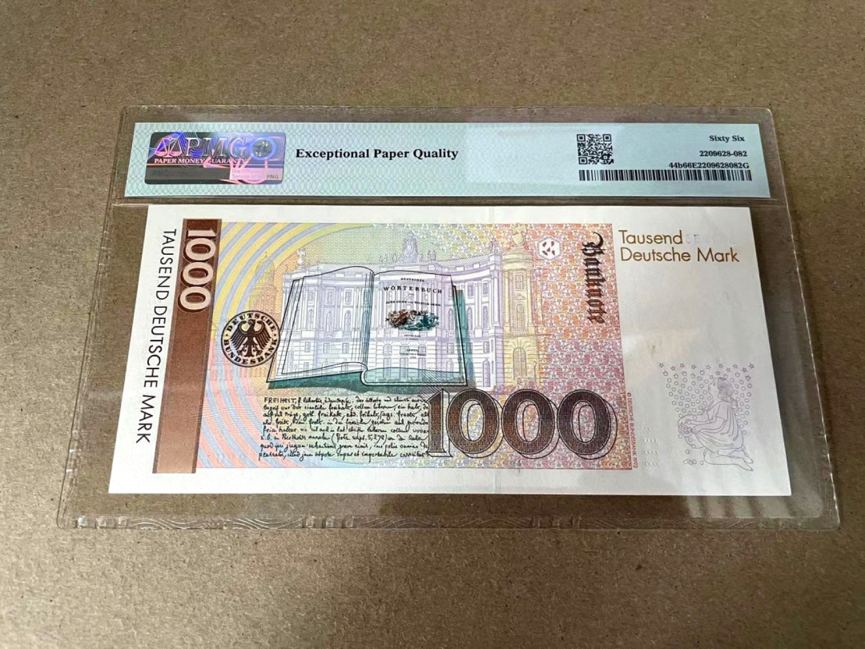 【Blue Auction】✨世界纸币精拍第309期——莫总专场XVII【精】 【无47】德国 1993年1000马克 格林兄弟 PMG66EPQ 