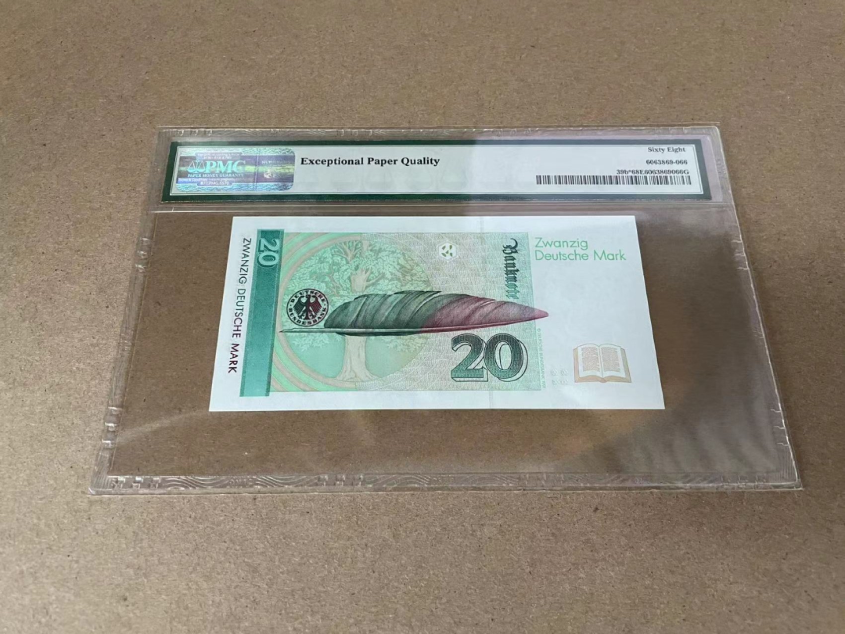 【Blue Auction】✨世界纸币精拍第309期——莫总专场XVII【精】 【补号高分】德国 1993年20马克 PMG68EPQ 