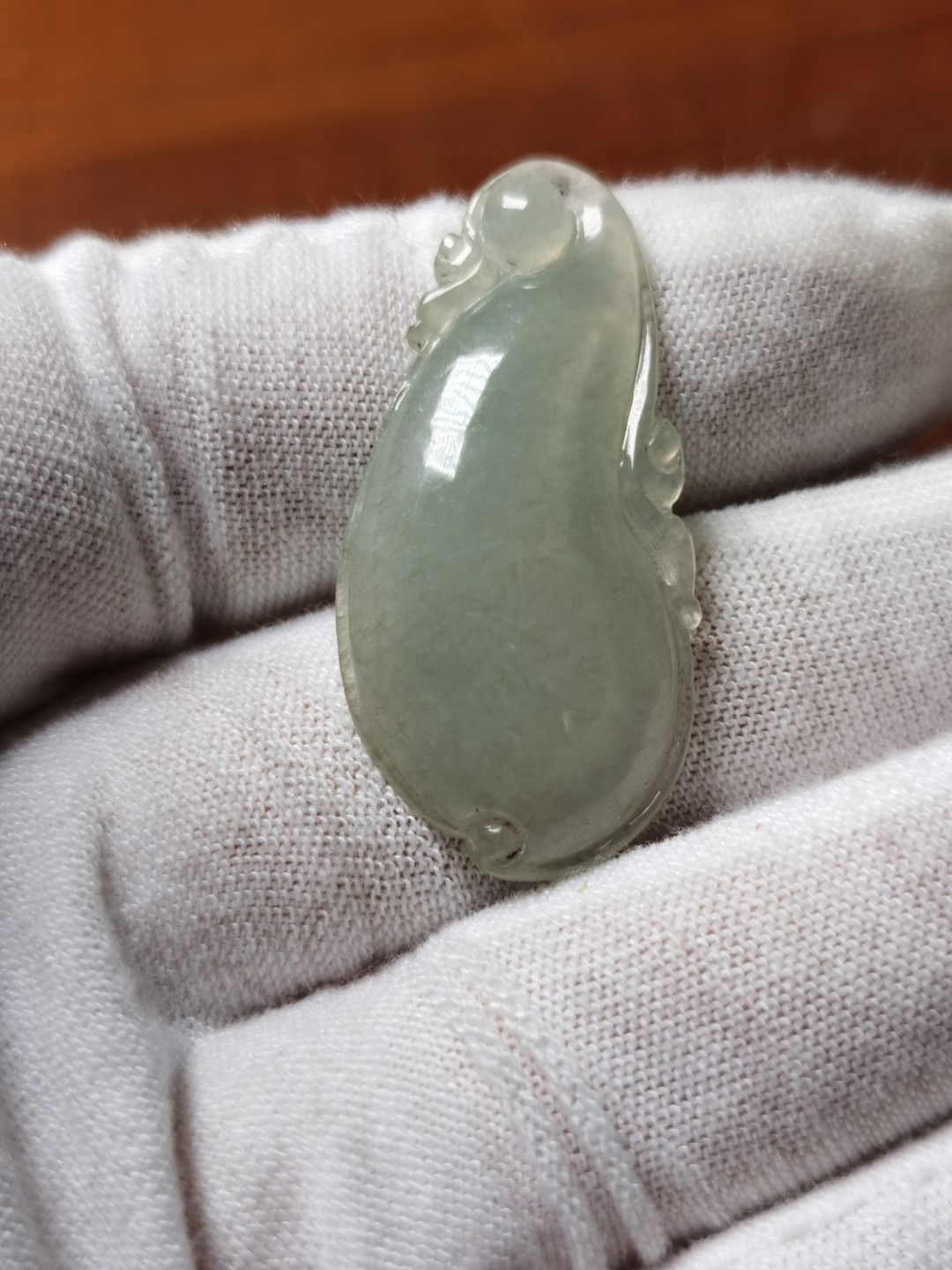 玉器，评级币精品专场 冰种福瓜吊坠