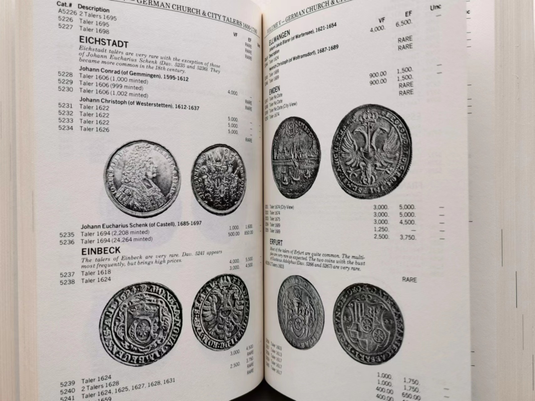 凡希社世界钱币微拍第二百三十四期 《1484-1968世界克朗与泰勒目录及价格指南》