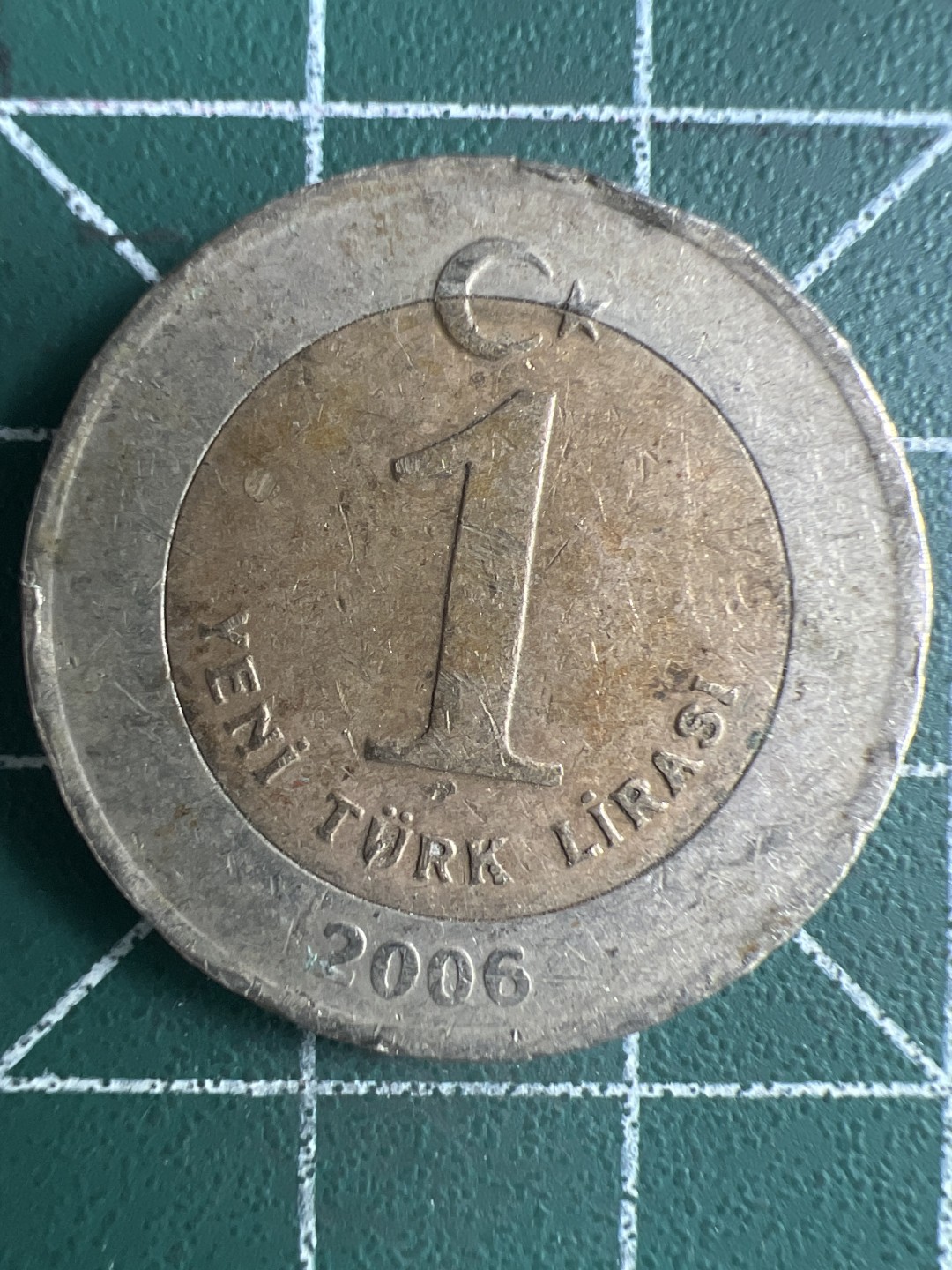 泡泡堂微拍第一 一 六幕硬币捡漏可累计专场👿👿，累计满二十元包邮，接受代拍业务 土耳其1里拉 双色币