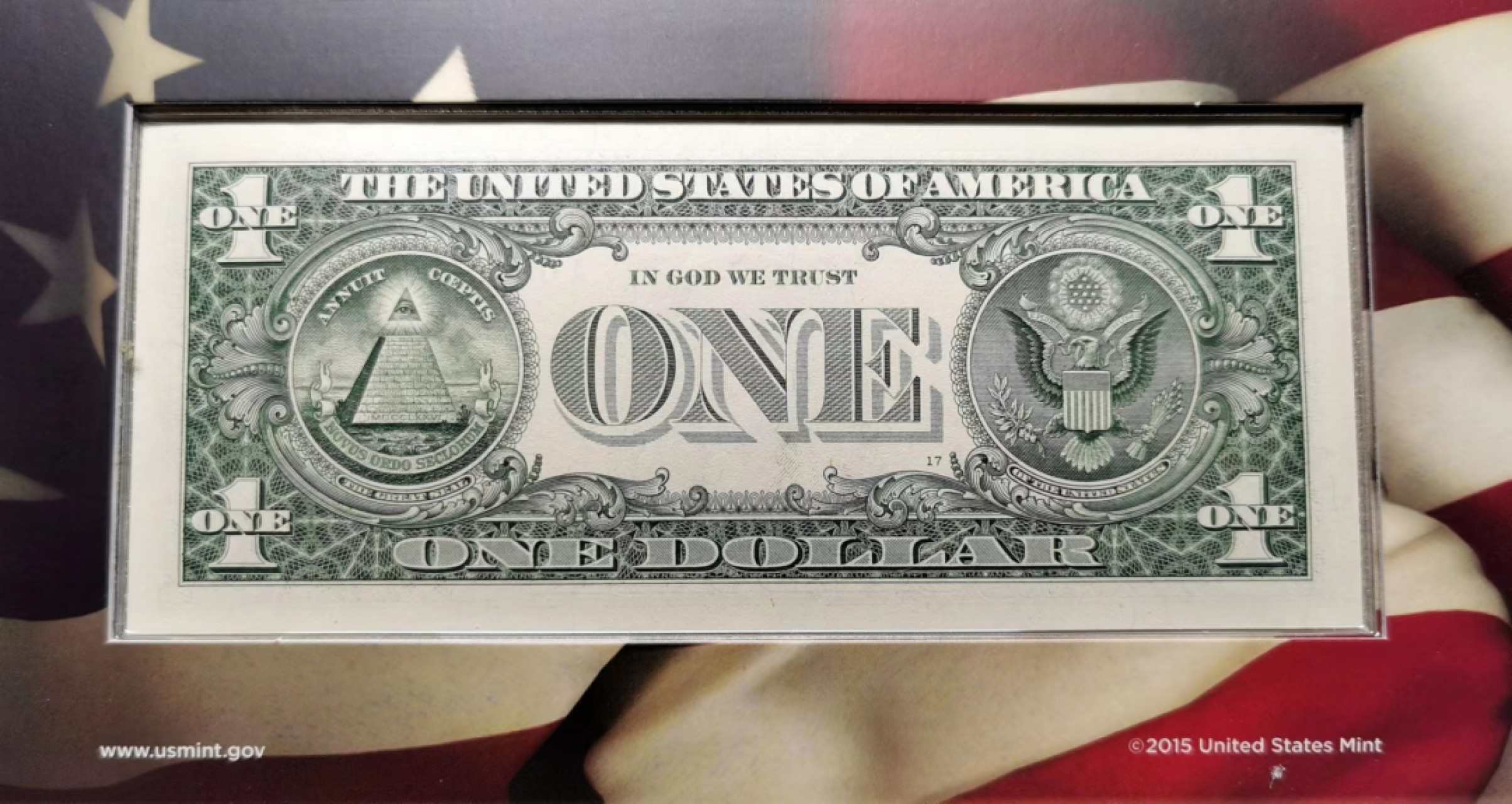 凡希社世界钱币微拍第二百三十四期 2015/2016美国创新纪念壹元卡装两套