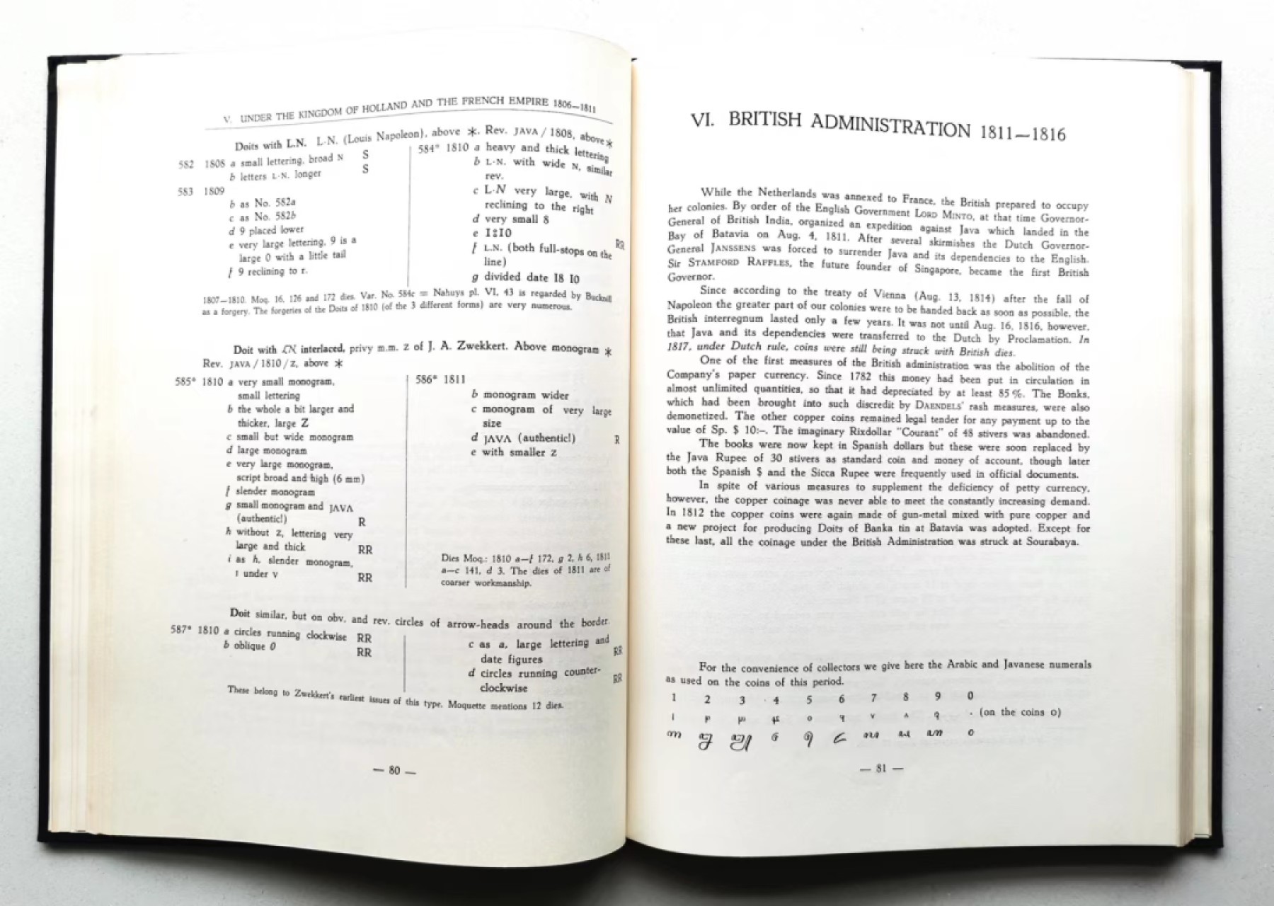 凡希社世界钱币微拍第二百三十四期 《1601-1948荷兰海外领地钱币目录》英文精装版 九品