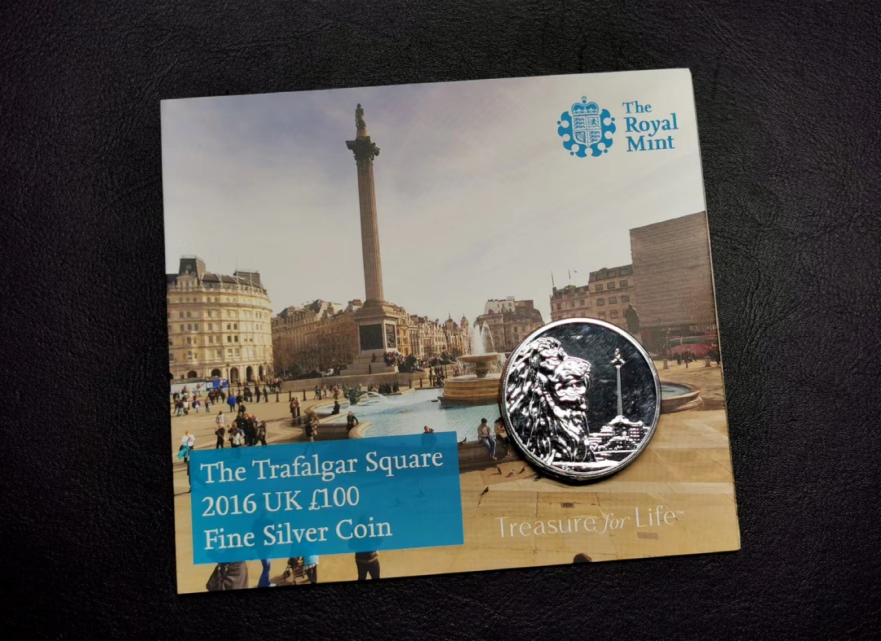 凡希社世界钱币微拍第二百三十四期 2016英国特拉法加100英镑纪念银币原封