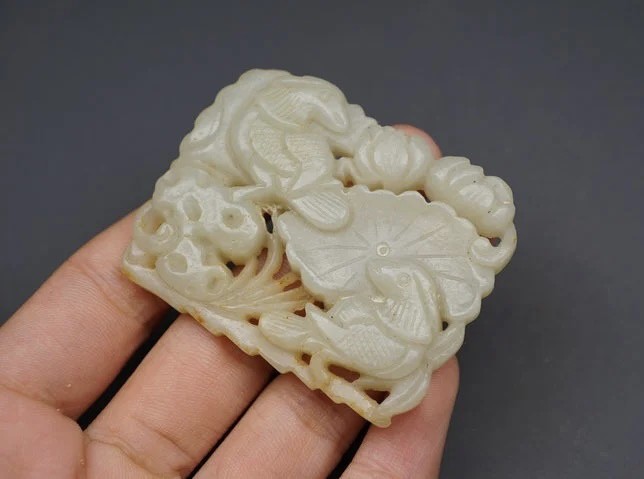 ｜冷门出品｜精选专拍·第贰拾贰场· 和田玉 荷叶牌佩饰