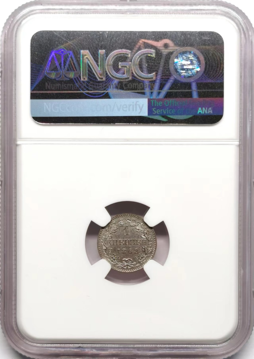 凡希社世界钱币微拍第二百三十四期 1862法兰克福1K银币NGC-MS64