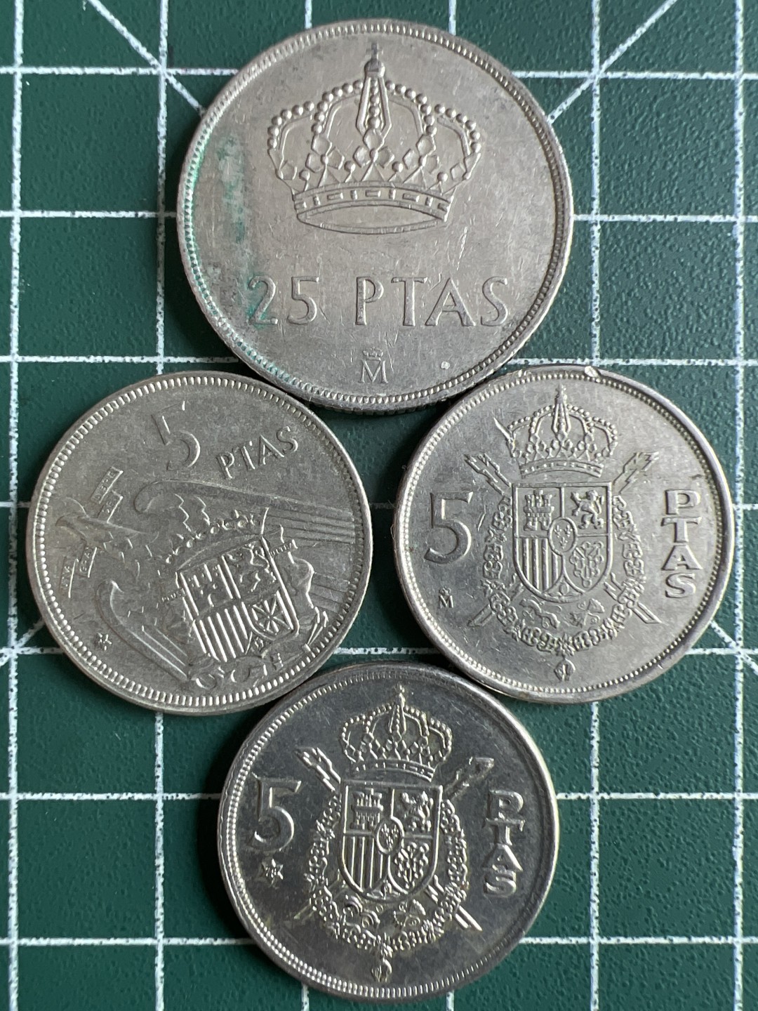 泡泡堂第285期  世界硬币 （无押金，捡漏，全场20包邮，偏远地区除外，接收代拍业务） 西班牙4枚