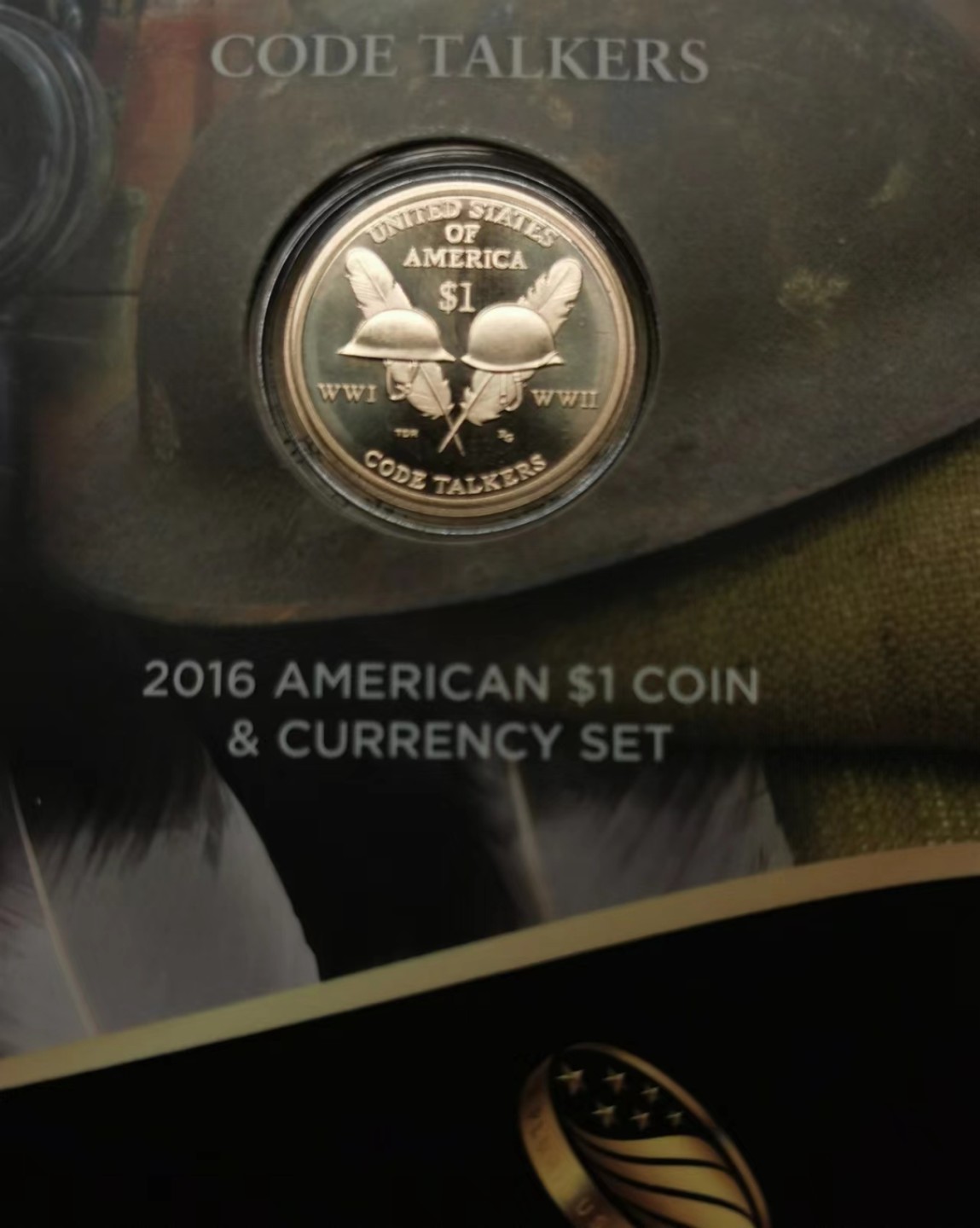 凡希社世界钱币微拍第二百三十四期 2015/2016美国创新纪念壹元卡装两套